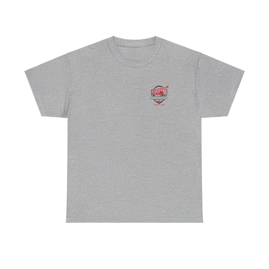 First in Coffee Thin Red Line Tee